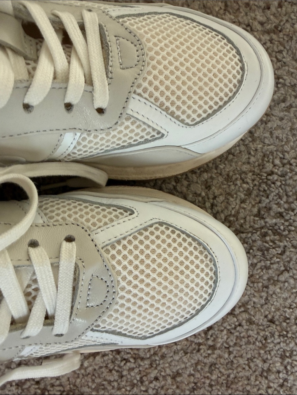 Anine Bing Cream Casual Sneakers - Picture 4 of 5